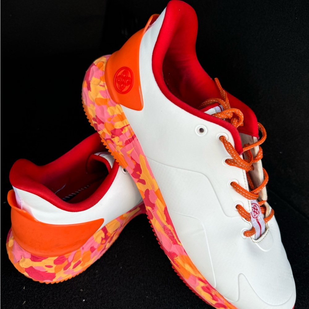 G/FORE MG4+ Ghost Project Orange Camo Drop 3 Golf Shoes